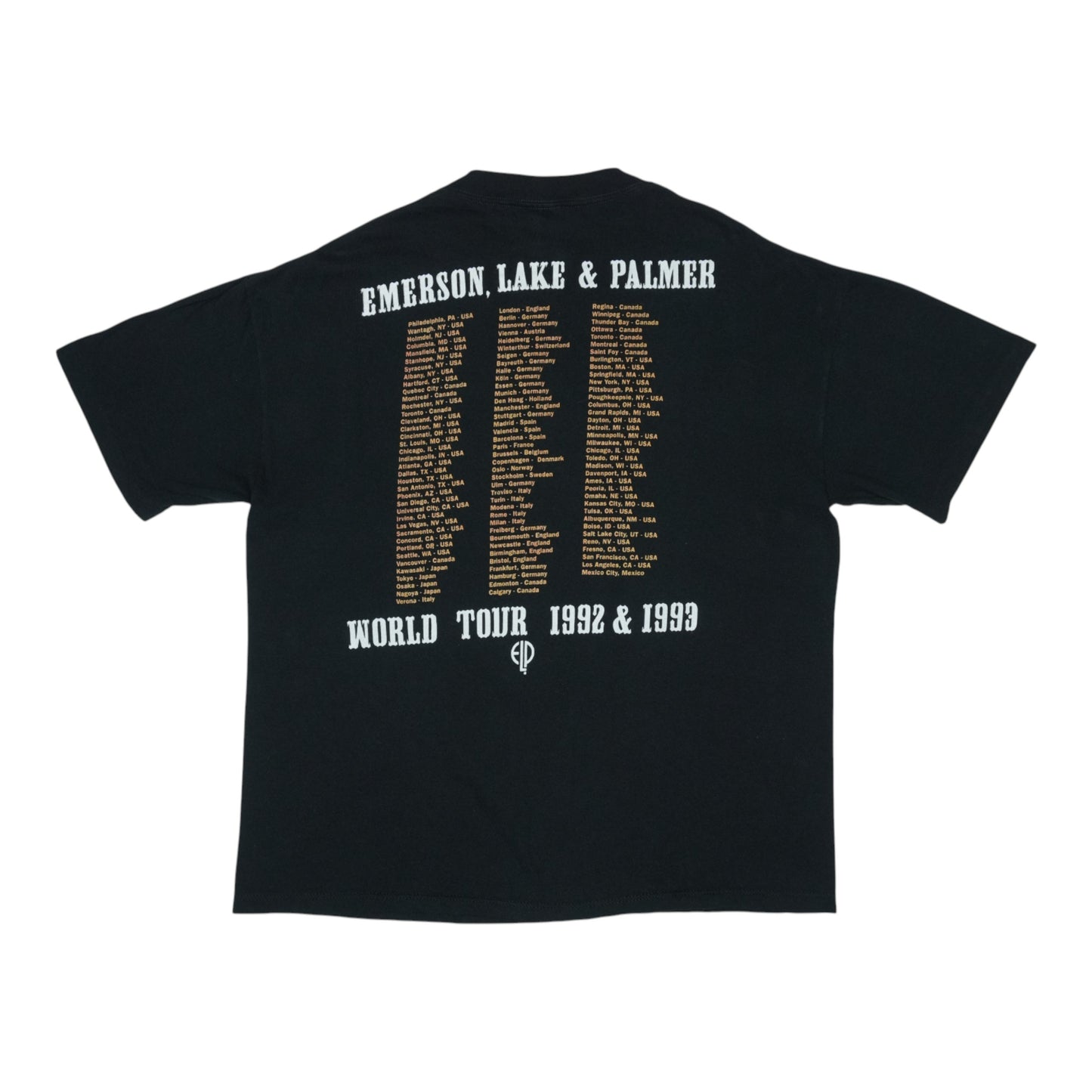 1992 Emerson Lake Palmer Tour Shirt