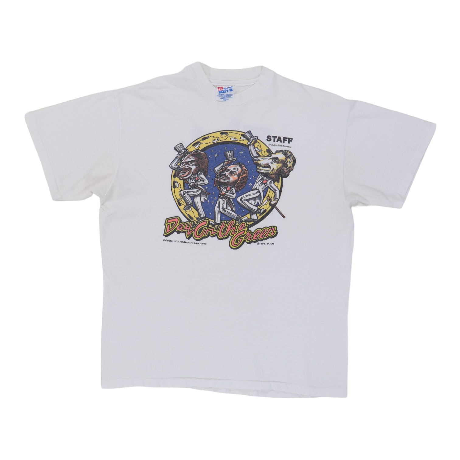 1992 Genesis Day On The Green Crew Staff Shirt | Authentic Vintage