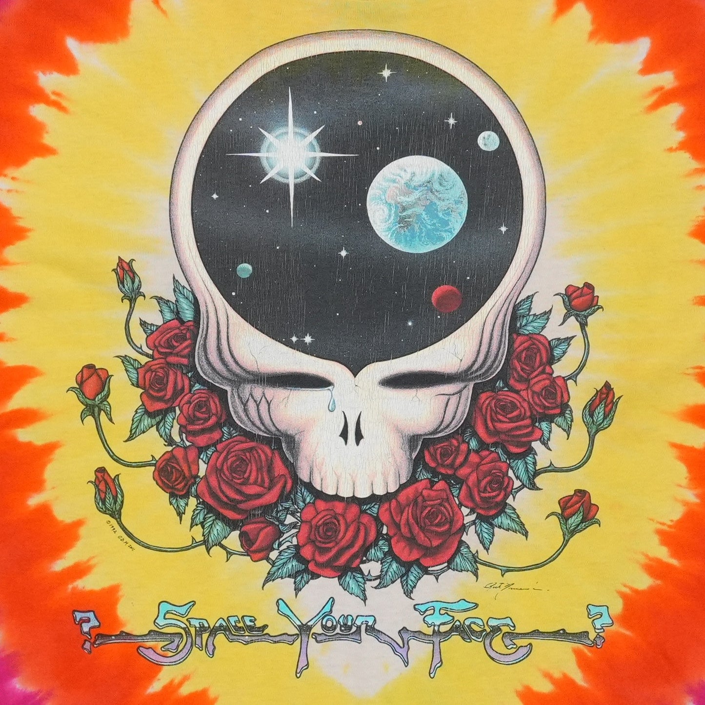 1992 Grateful Dead Space Your Face Tie Dye Long Sleeve