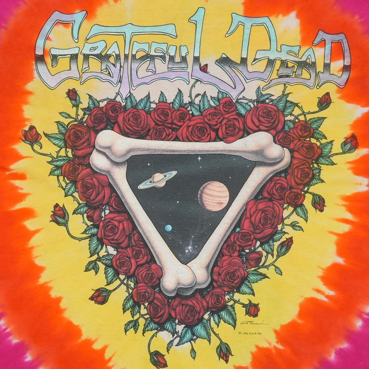 1992 Grateful Dead Space Your Face Tie Dye Long Sleeve