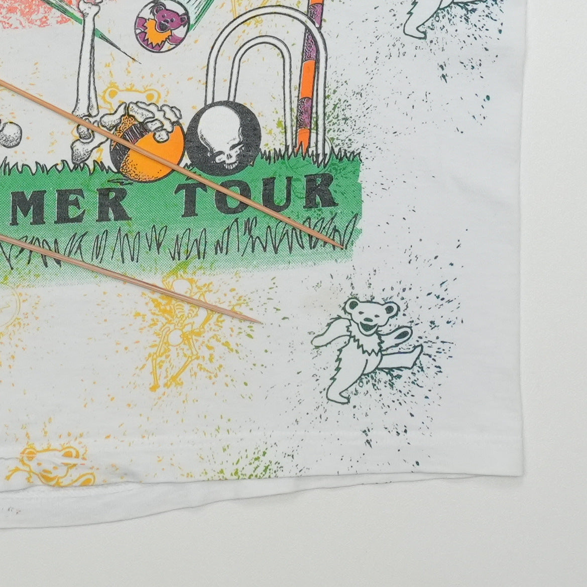 1992 Grateful Dead Summer Tour All Over Print Shirt Detail 3
