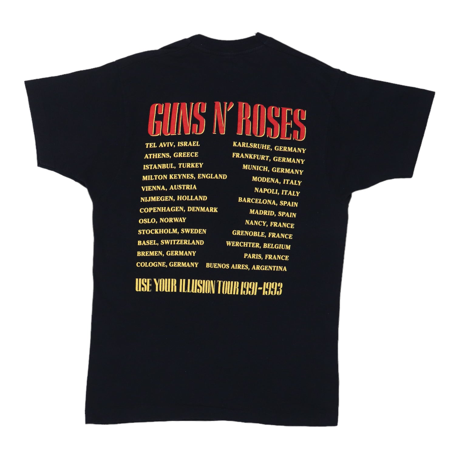 1992 Guns N Roses Bad Apple Tour Shirt – WyCo Vintage
