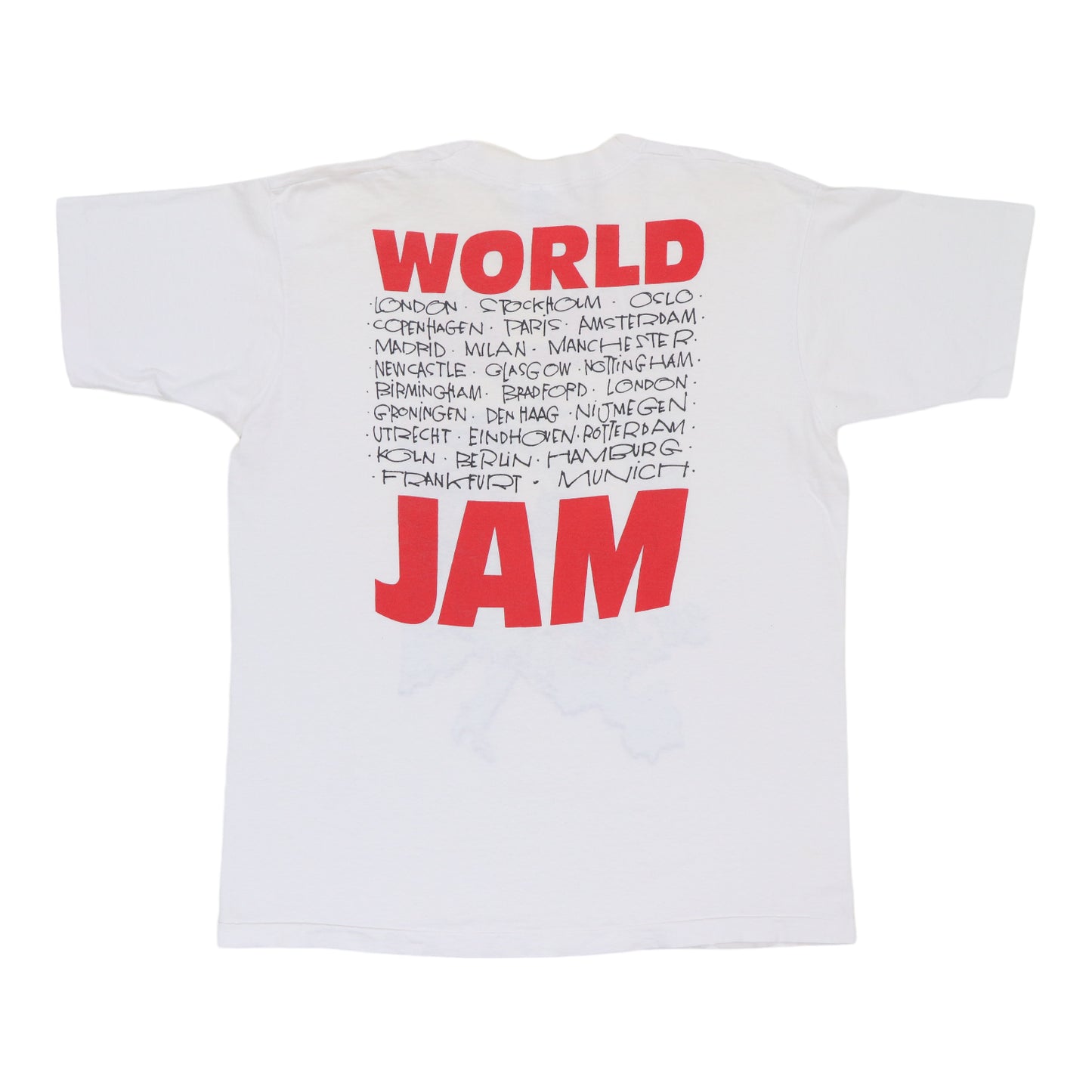 1992 Pearl Jam European Tour Shirt