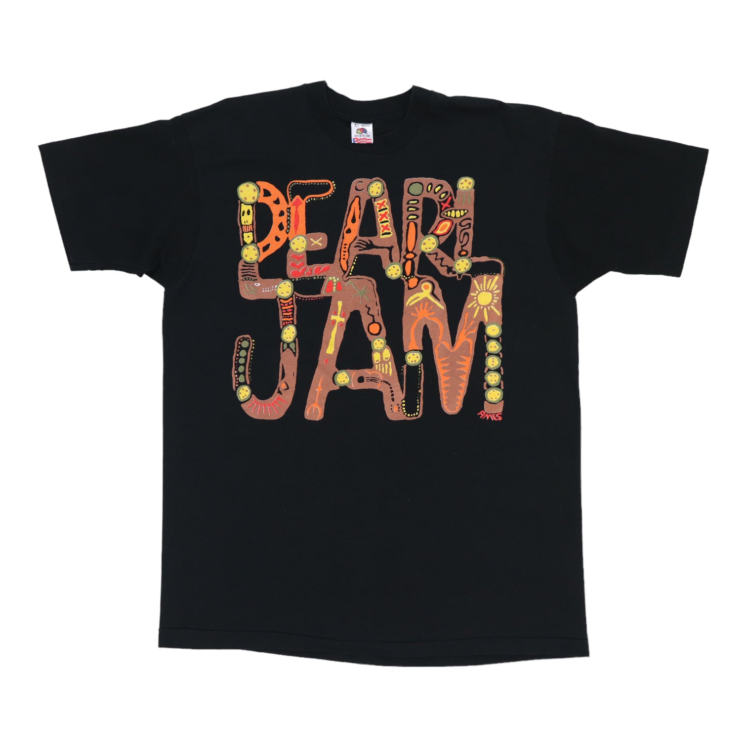 Pearl Jam 1992 Tシャツ 1992 PEARL JAM Vintage Original Rare 1990's Concert Tour