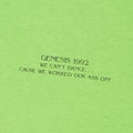 1992 Genesis We Cant Dance Tour Crew Shirt