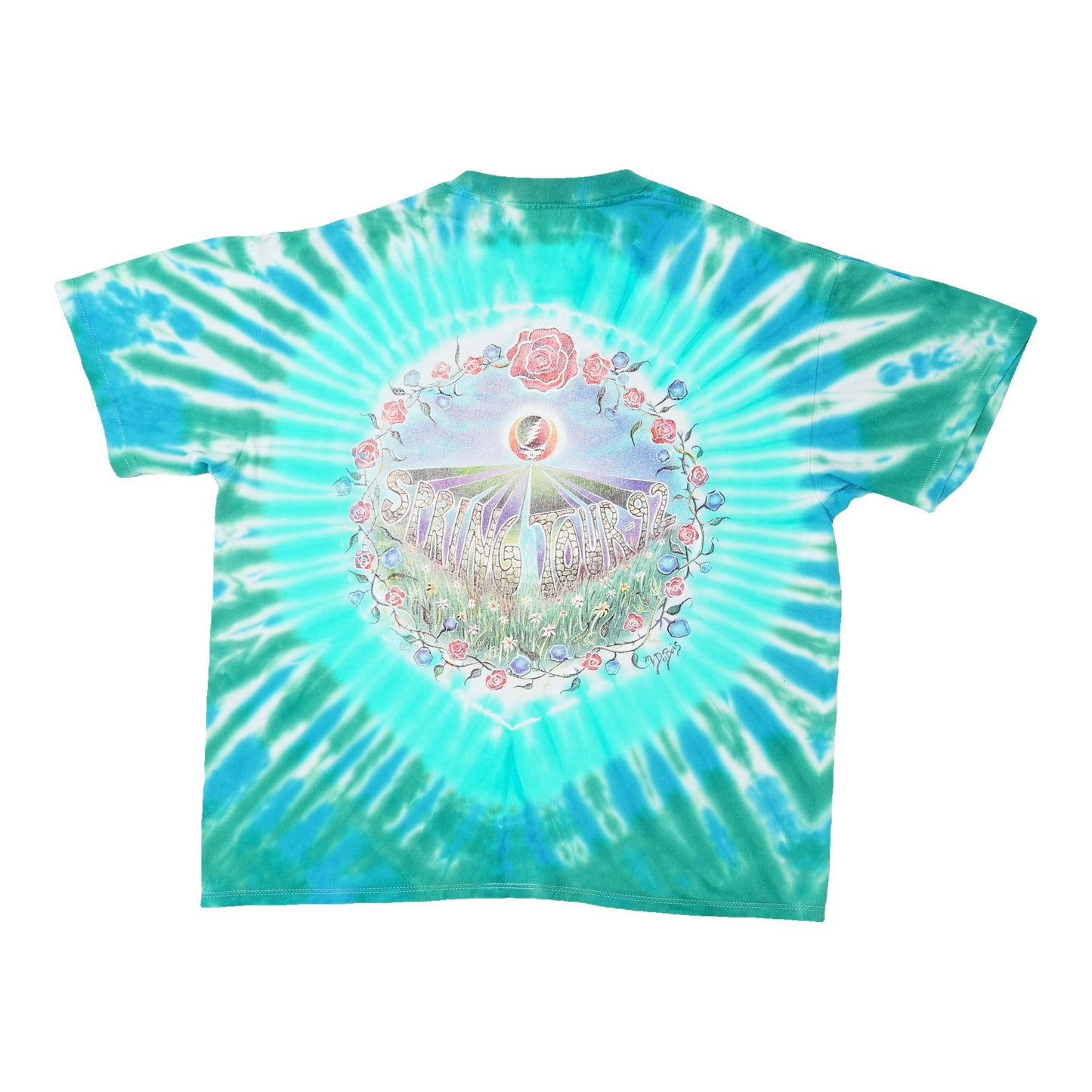 1992 Grateful Dead Spring Tour Tie Dye Shirt