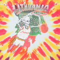 1992 Lithuania Basketball Grateful Dead Tie Dye Shirt