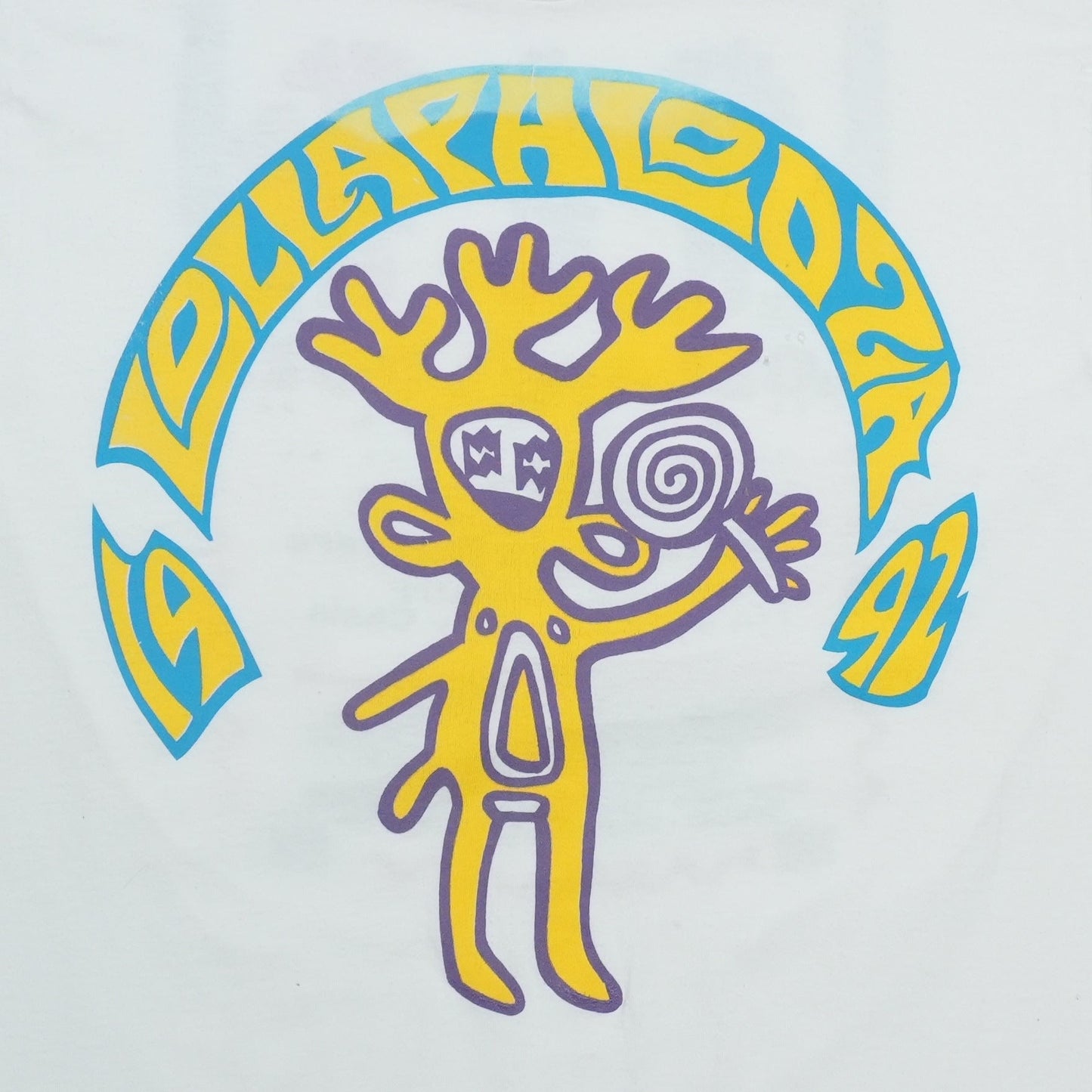1992 Lollapalooza Festival Pearl Jam Soundgarden Red Hot Chili Peppers Shirt Detail 2