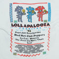 1992 Lollapalooza Festival Pearl Jam Soundgarden Red Hot Chili Peppers Shirt Detail 4