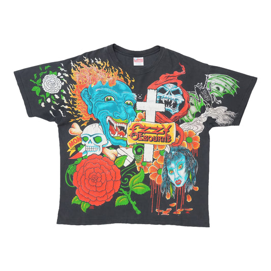 1992 Ozzy Osbourne Tattoo All Over Print Shirt
