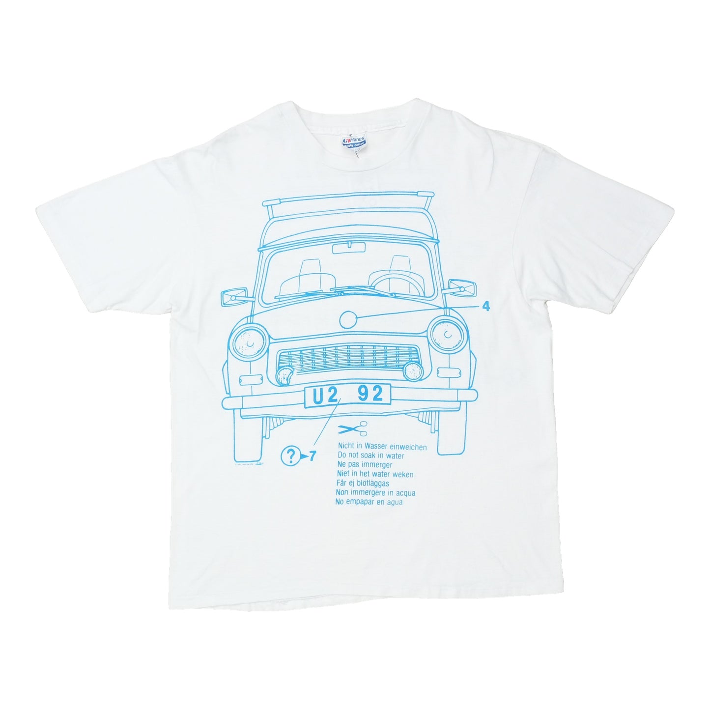1992 U2 Zoo TV Local Crew Trabant Shirt