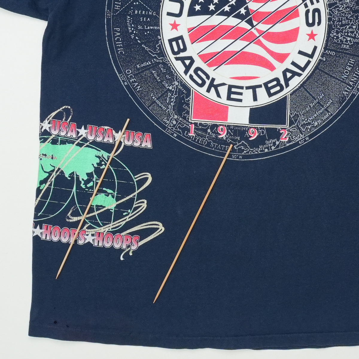 1992 USA Basketball World Tour Shirt