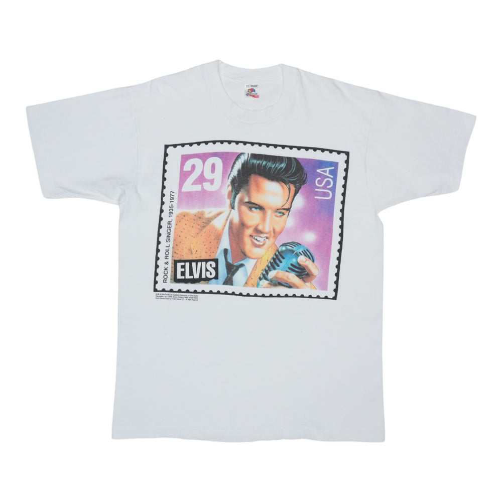 1992 Elvis Presley US Postage Stamp Shirt