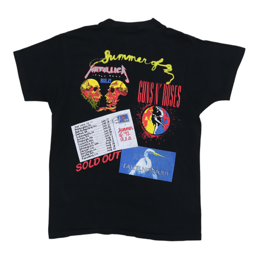 1992 Guns N Roses Summer Of 92 Tour Shirt