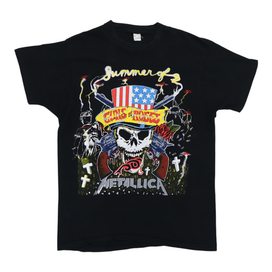 1992 Guns N Roses Summer Of 92 Tour Shirt