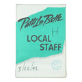 1992 Patti LaBelle Local Staff Backstage Pass front