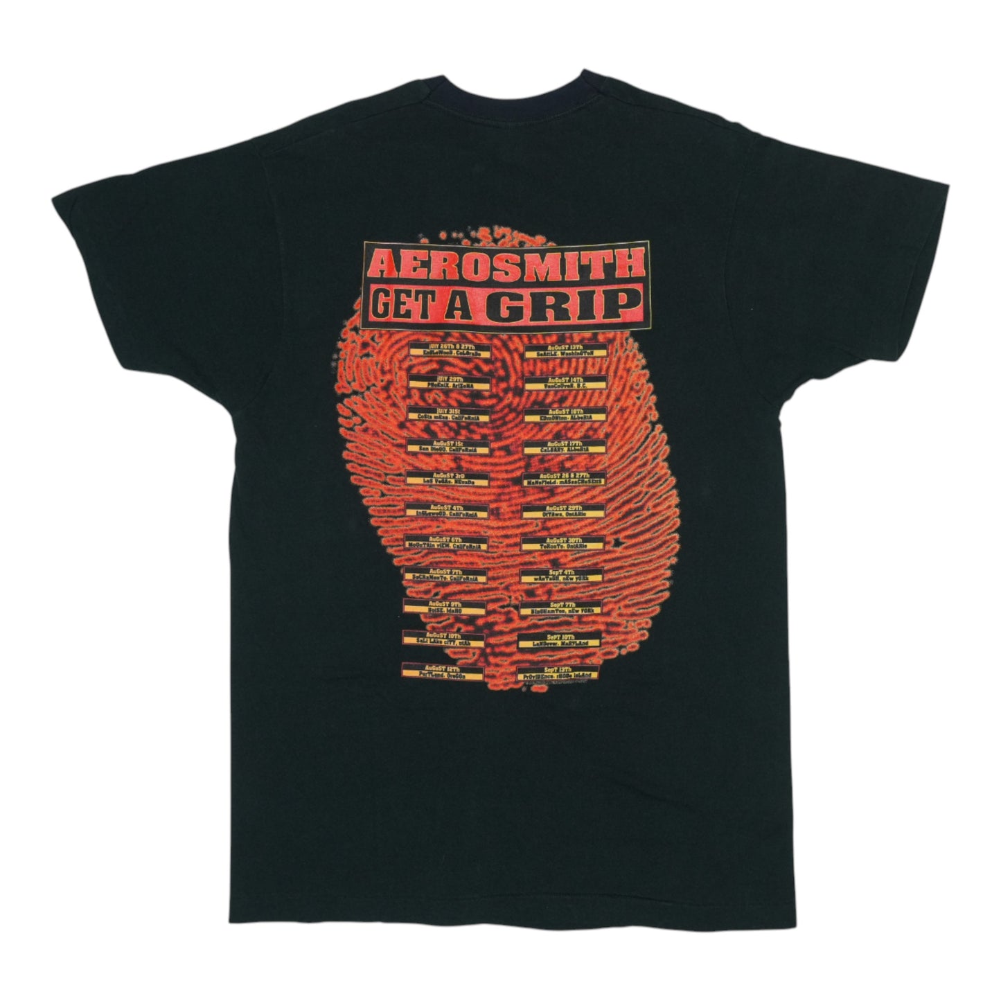 1993 Aerosmith Get A Grip Tour Shirt