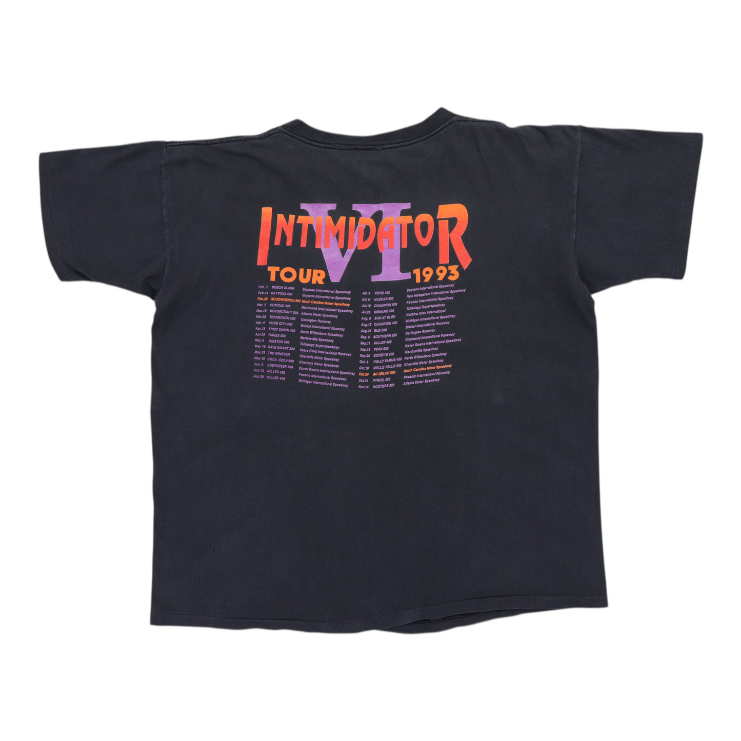 1993 Dale Earnhardt Intimidator Tour Nascar Shirt