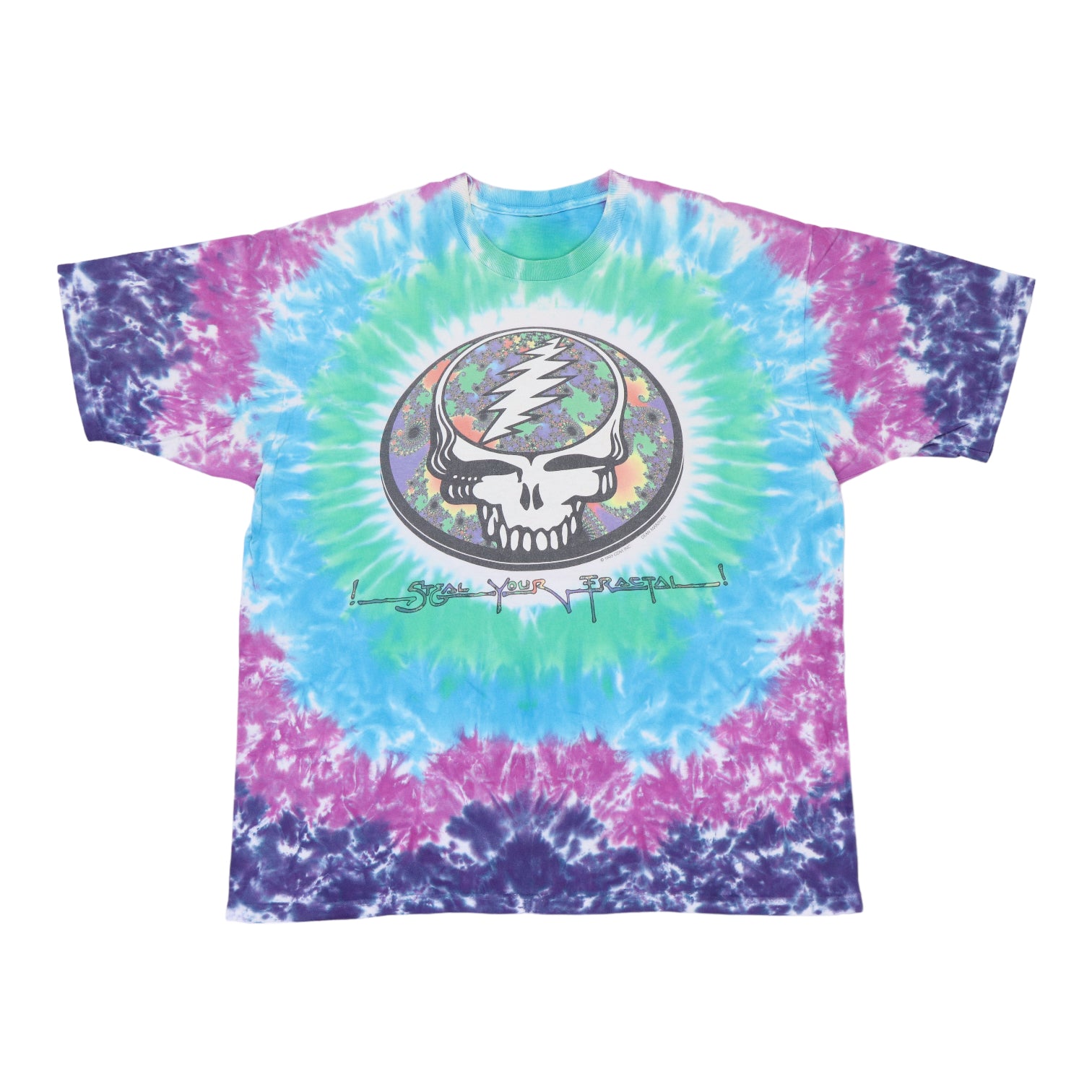 1993 Grateful Dead Steal Your Fractal Tie Dye Shirt | Authentic