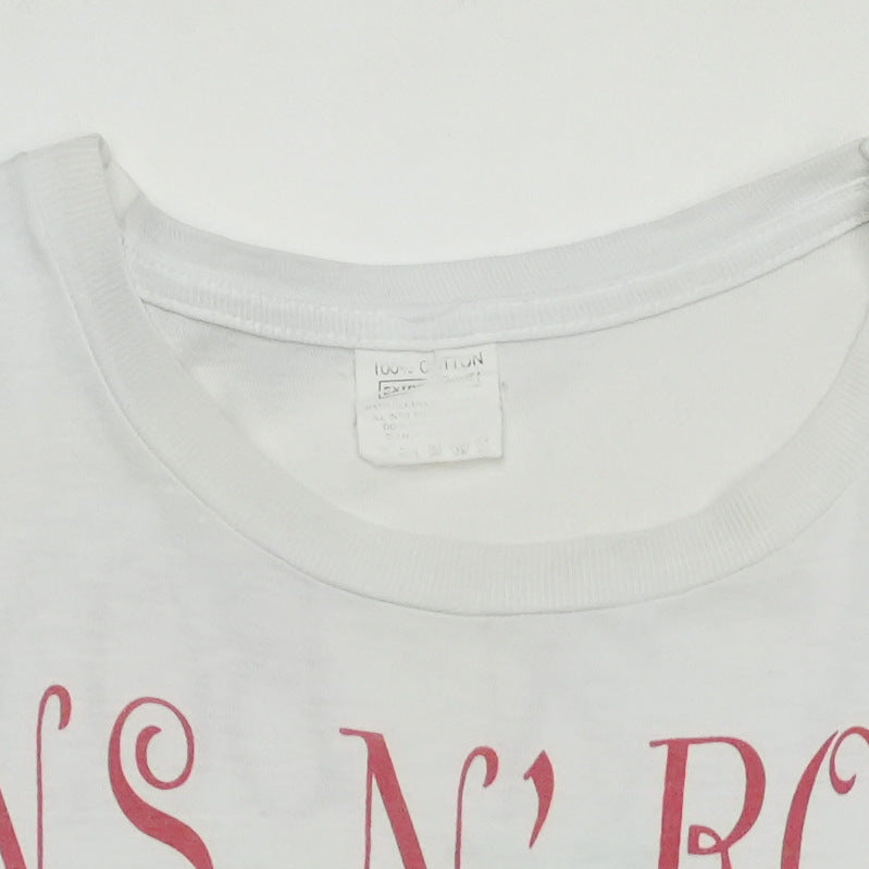 1993 Guns N Roses Skin N Bones World Tour Shirt Detail 2