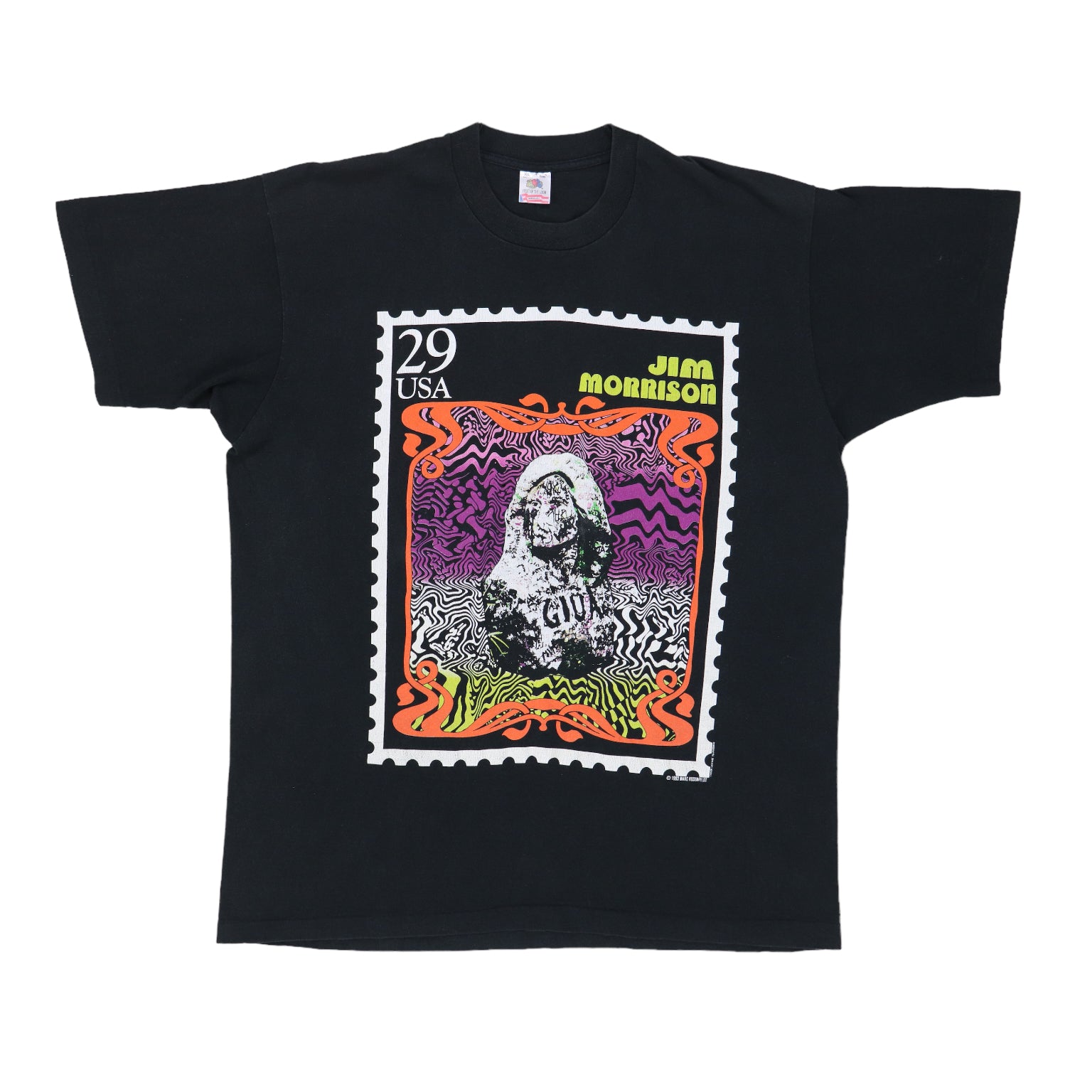 1993 Jim Morrison Stamp Shirt | Authentic Vintage Tee – WyCo Vintage