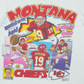 1993 Joe Montana Kansas City Chiefs Caricature Shirt