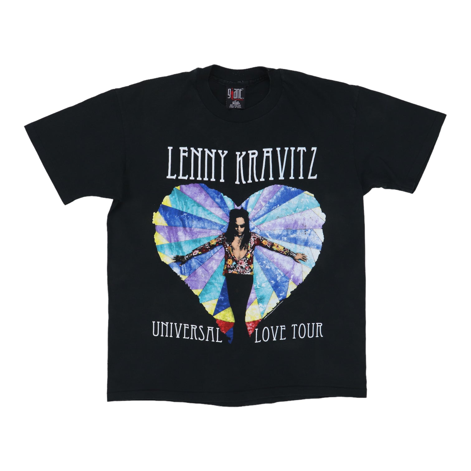Lenny Kravitz Tシャツ 1993 UNIVERSAL LOVE 1993 Lenny Kravitz Universal Love Tour Shirt – WyCo Vintage