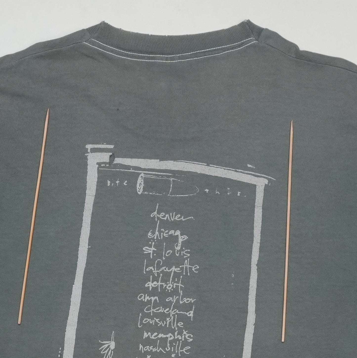 1993 Pearl Jam Freak Tour Shirt Detail 7