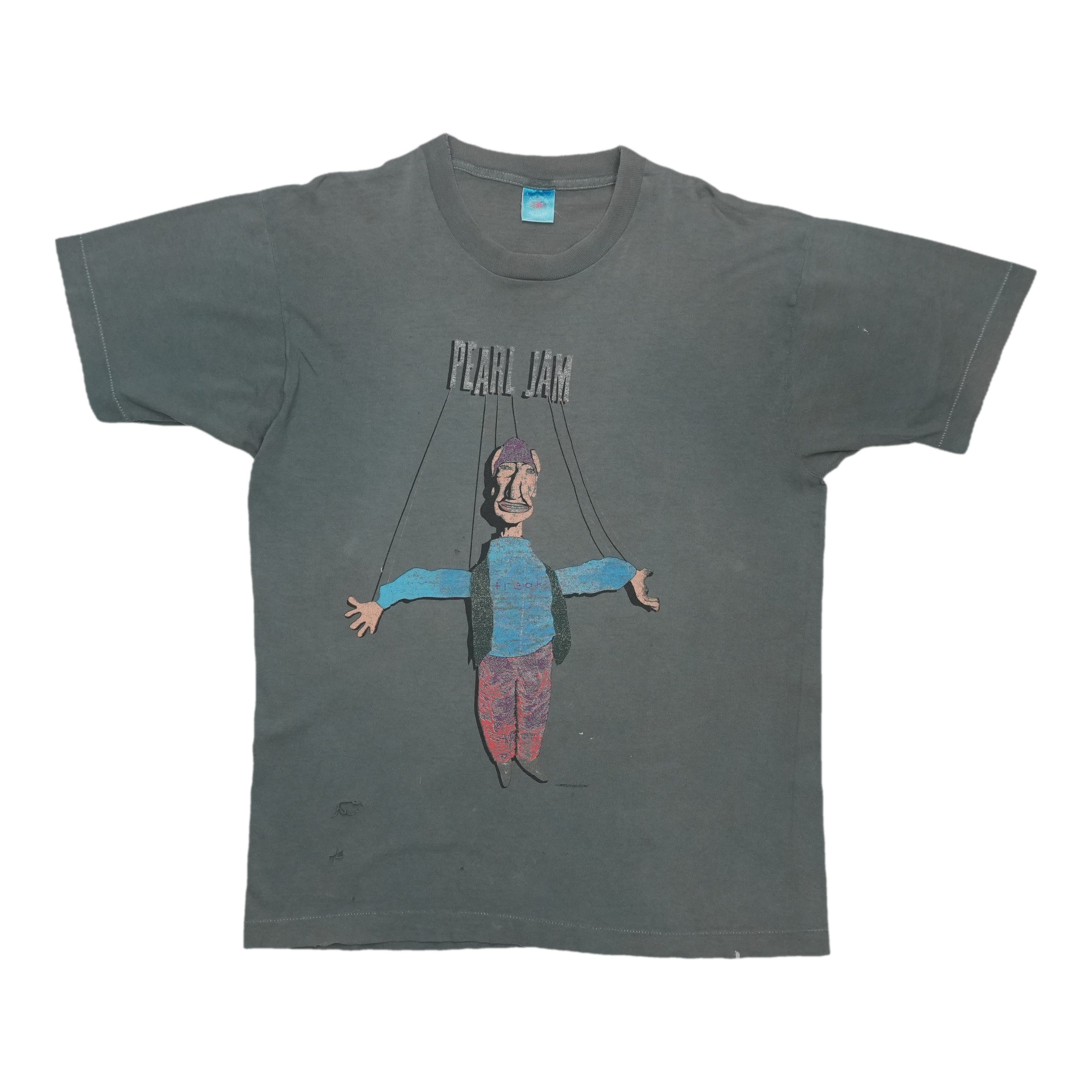 1993 Pearl Jam Freak Tour Shirt Front