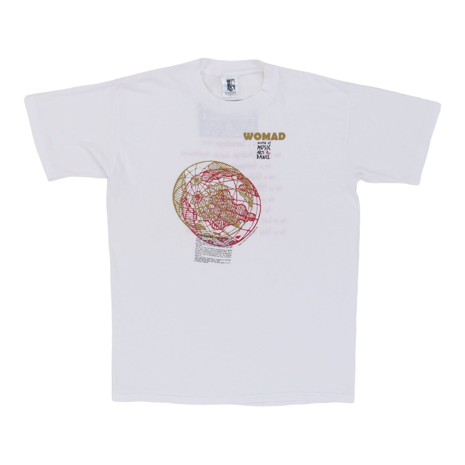 1993 WOMAD World Of Music Shirt | Authentic Vintage Tee – WyCo Vintage