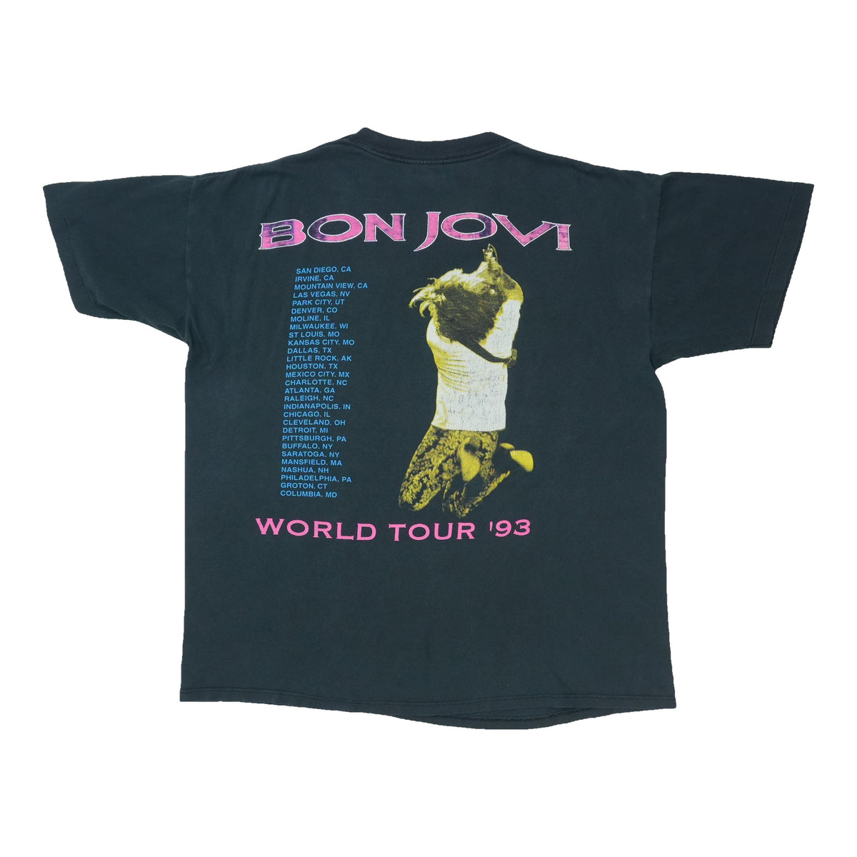 1993 Bon Jovi Keep The Faith World Tour Shirt