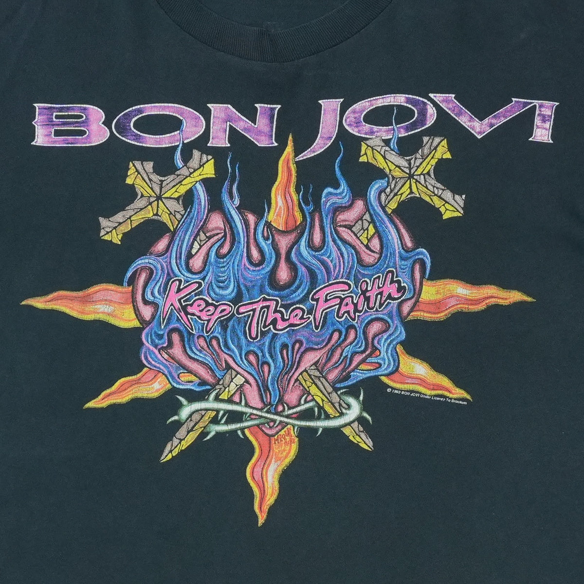 1993 Bon Jovi Keep The Faith World Tour Shirt
