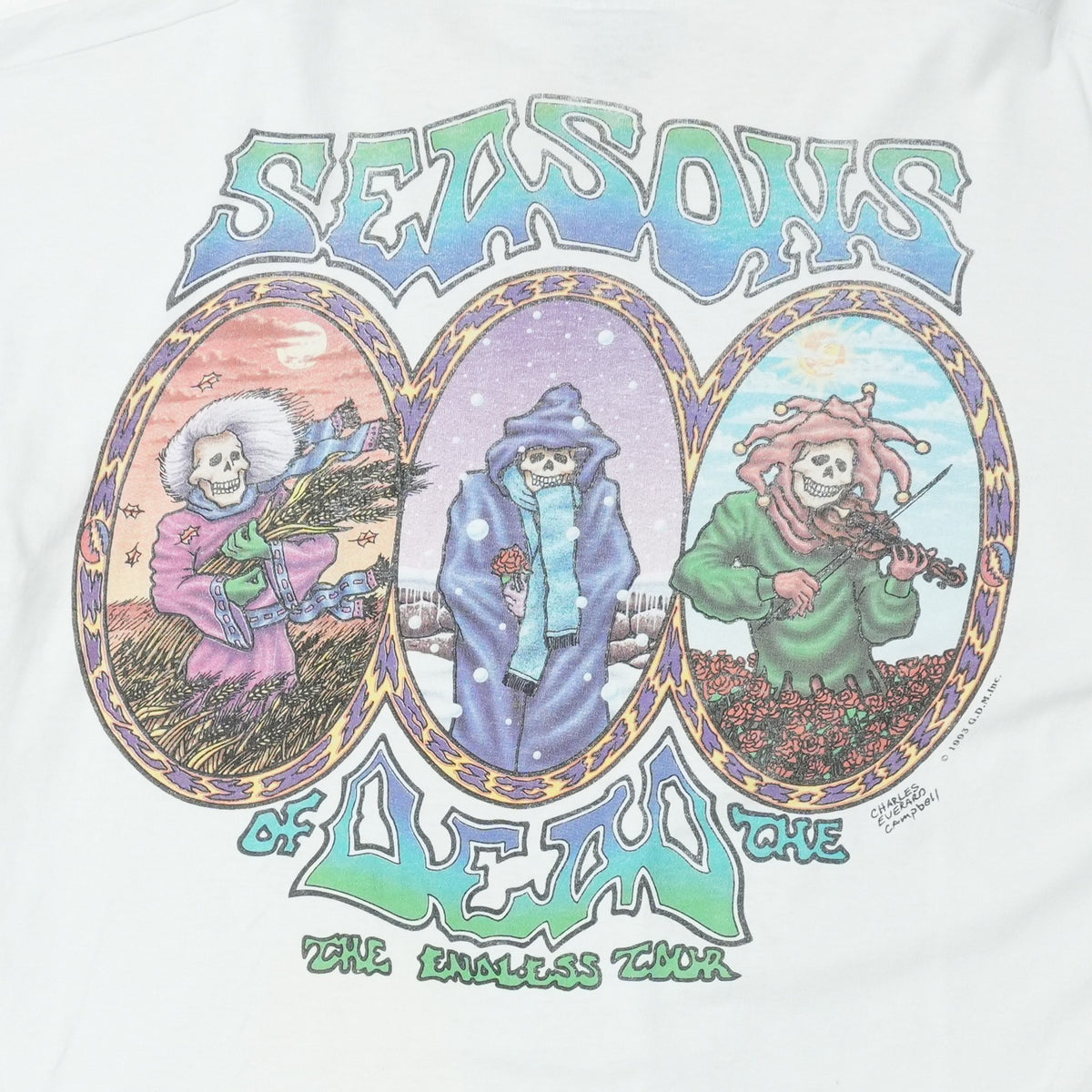 1993 Grateful Dead Seasons of the Dead Shirt