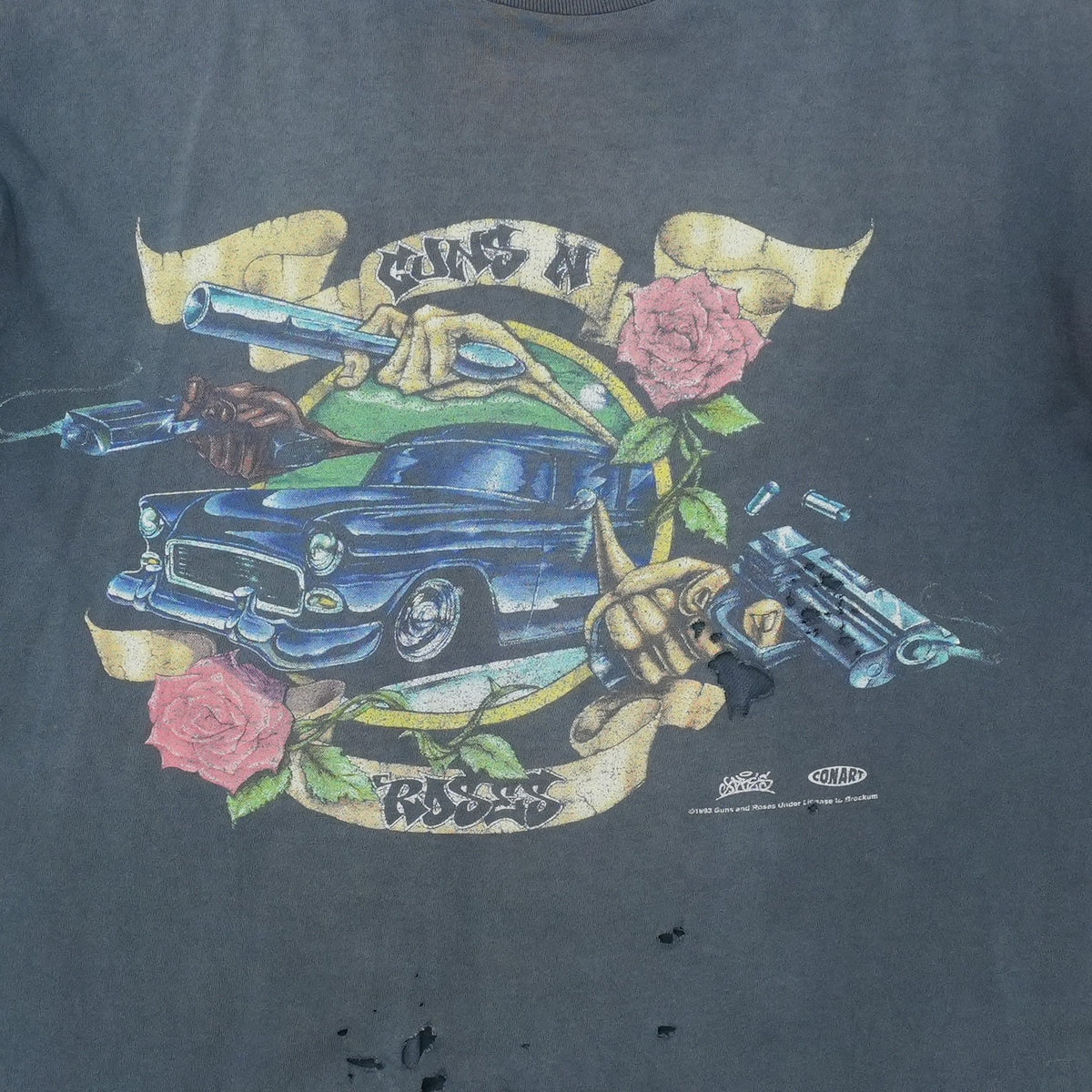 1993 Guns N Roses Uzi Suicide Shirt