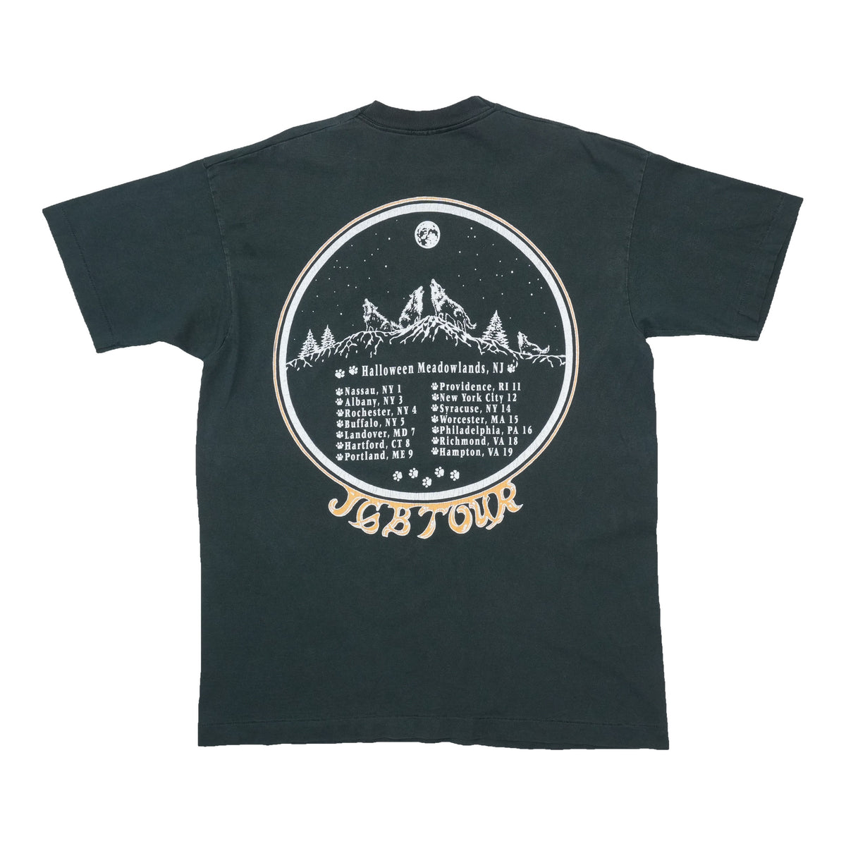1993 Jerry Garcia Band Halloween Tour Shirt