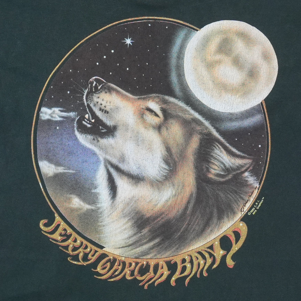 1993 Jerry Garcia Band Halloween Tour Shirt
