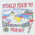 1993 Paul McCartney New World Tour Shirt