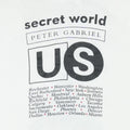1993 Peter Gabriel Secret World US Tour Shirt