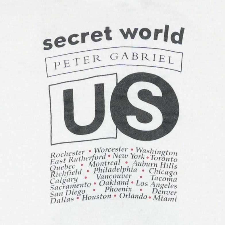 1993 Peter Gabriel Secret World US Tour Shirt