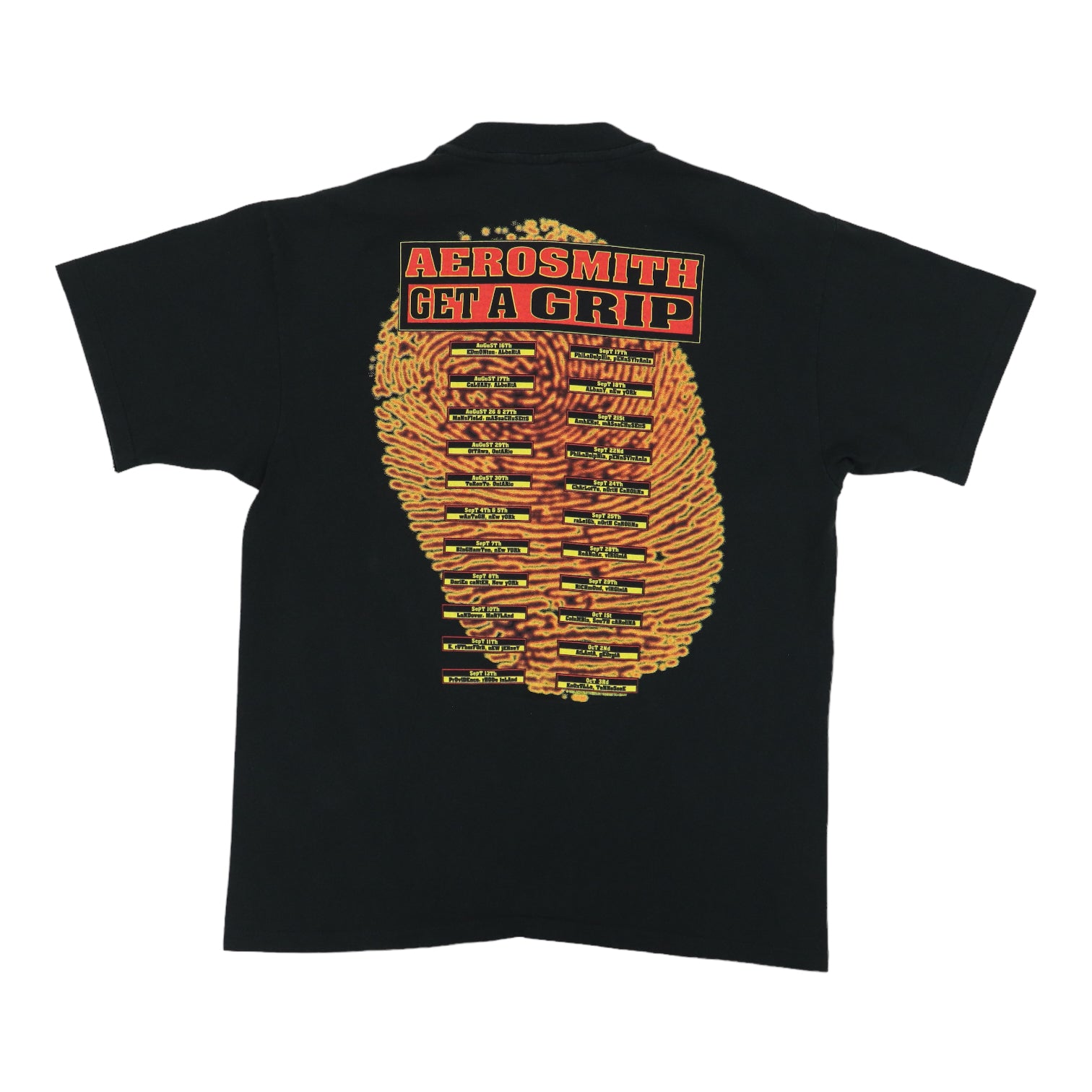 1993 Aerosmith Get A Grip Tour Shirt | Authentic Vintage Tee