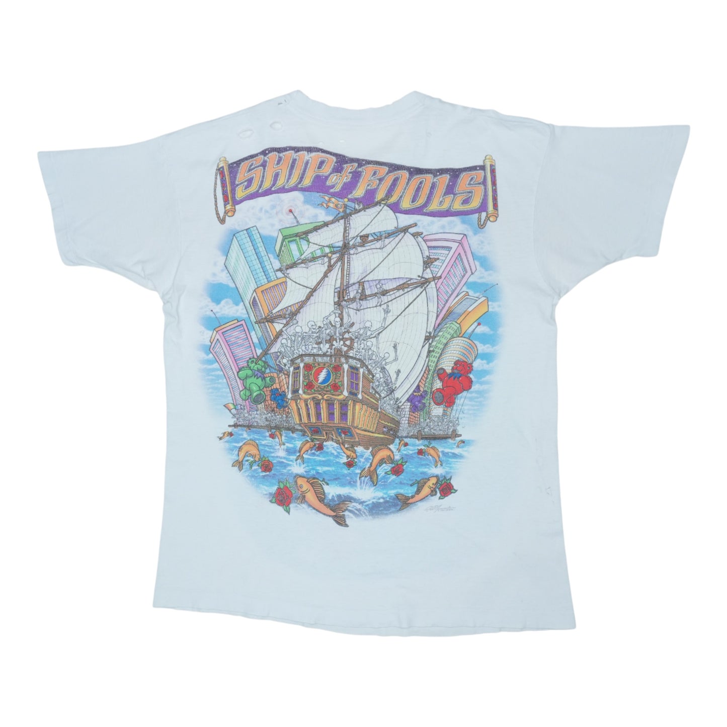 1993 Grateful Dead Ship Of Fools Shirt