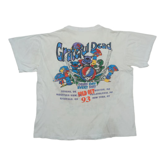 1993 Grateful Dead Summer Tour Shirt Back