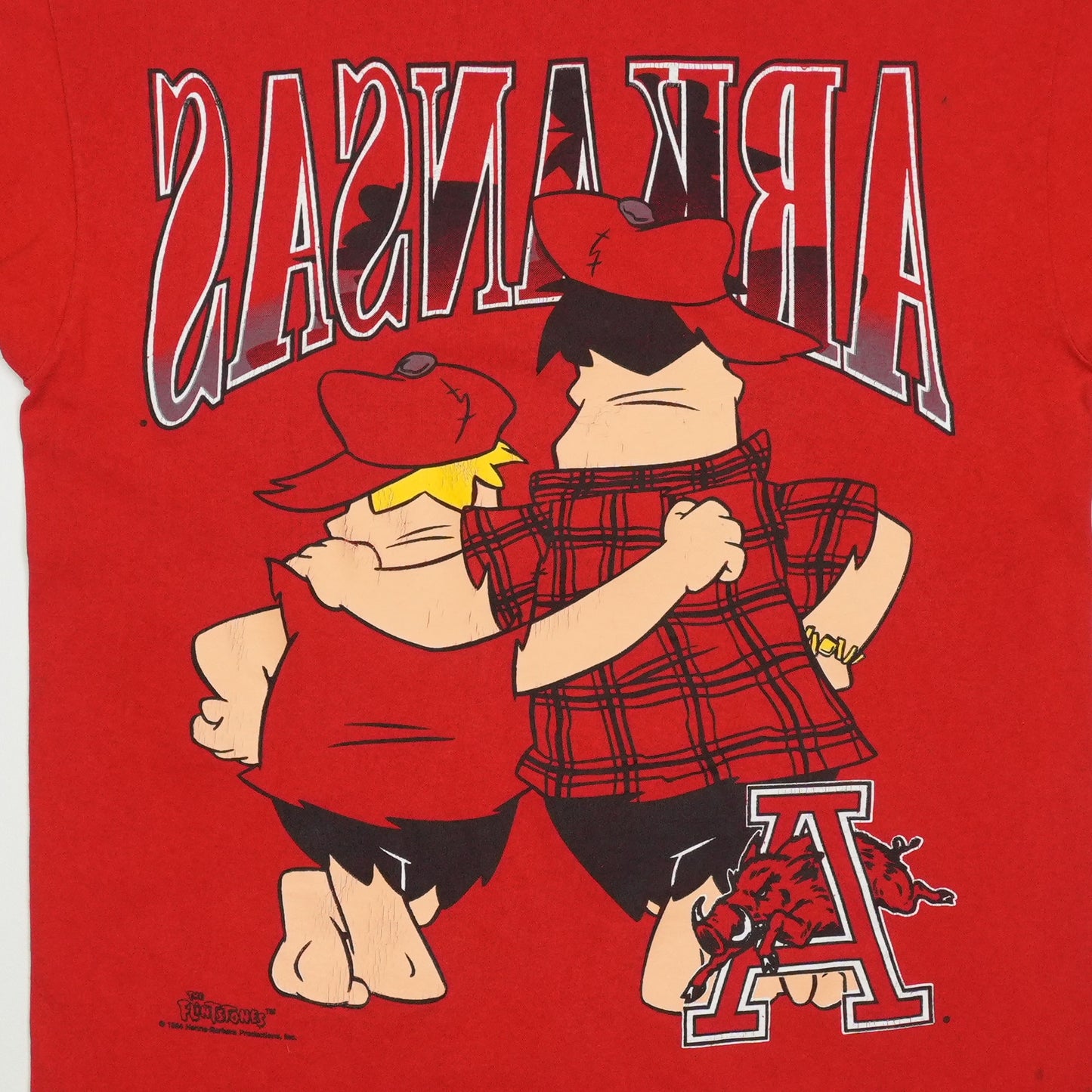 1994 Arkansas Razorbacks Flintstones Shirt
