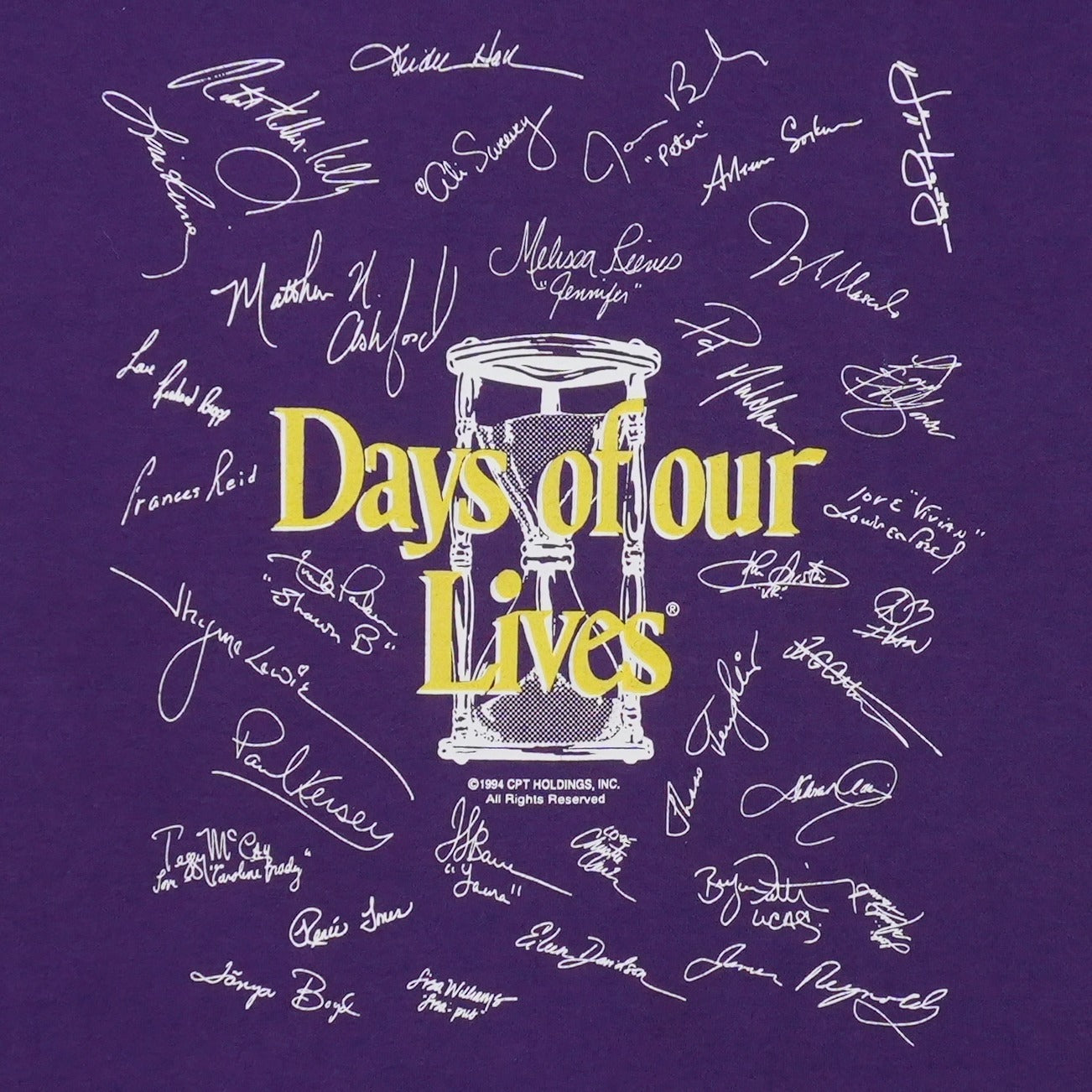 1994 Days Of Our Lives Cast Signatures Shirt