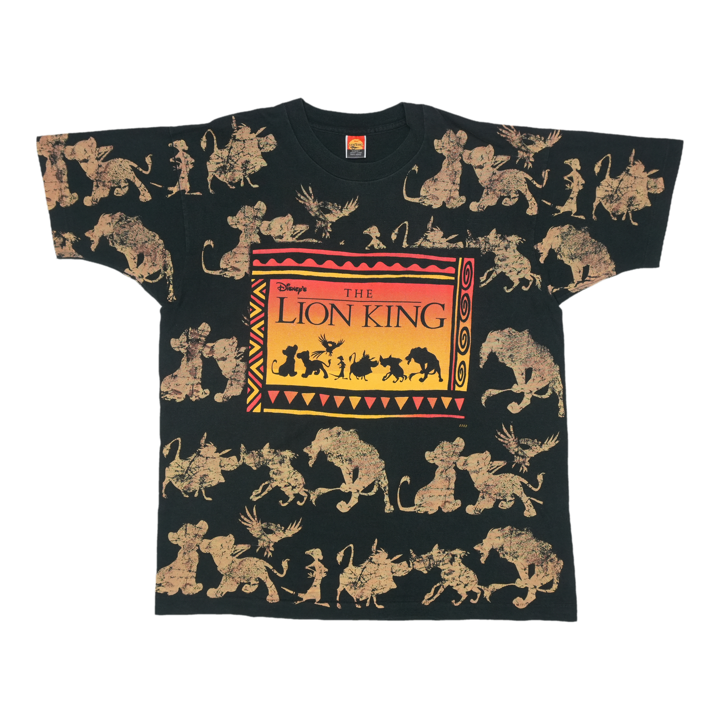1994 Disney The Lion King All Over Print Shirt