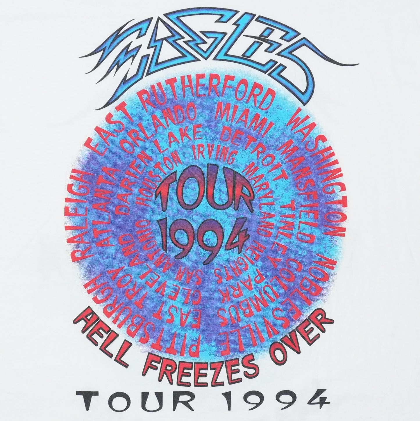 1994 Eagles Hell Freezes Over Tour Shirt