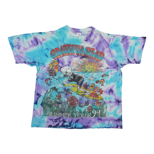 1994 Grateful Dead Summer Tour Tie Dye Shirt Front