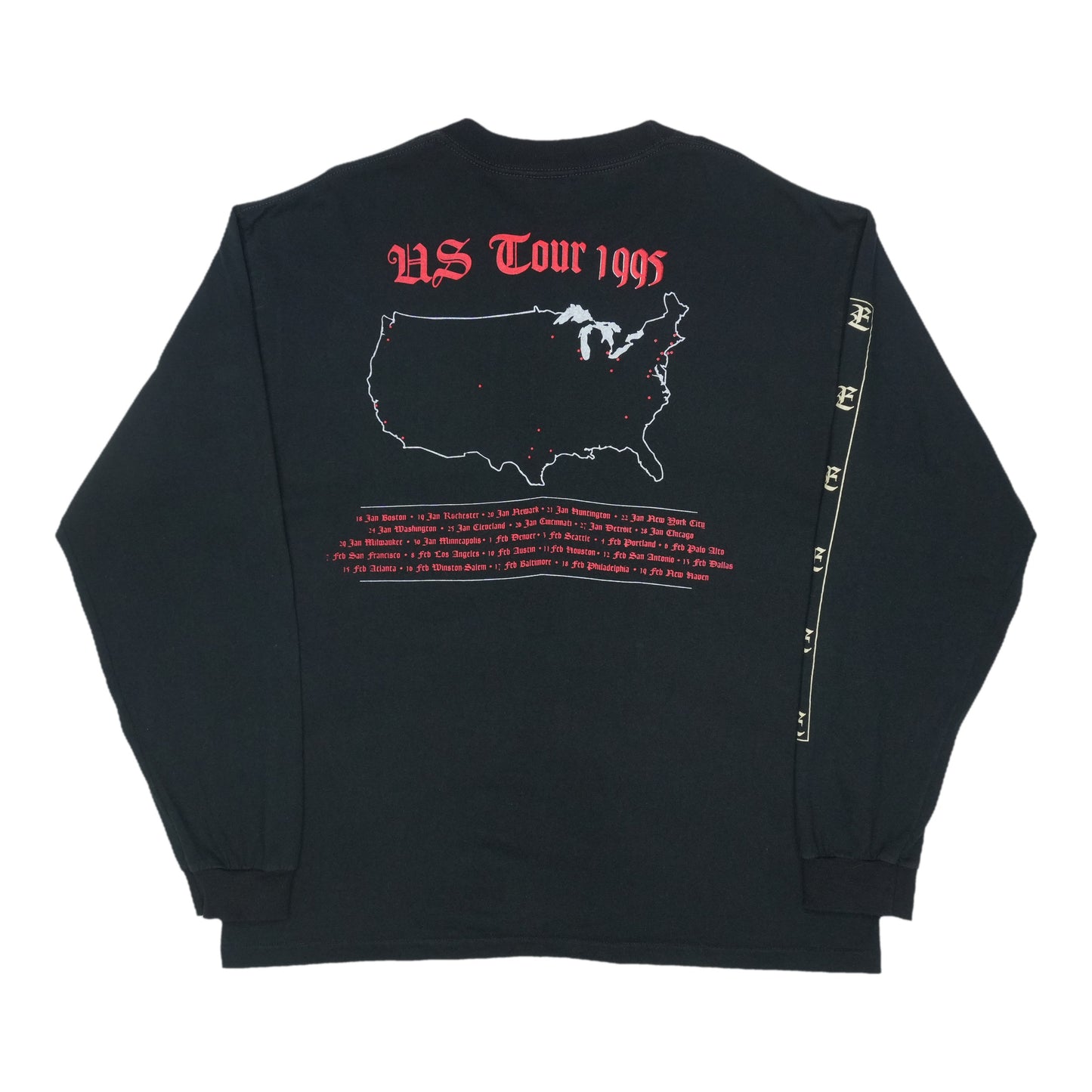 1994 Mercyful Fate World Tour Long Sleeve Shirt Back