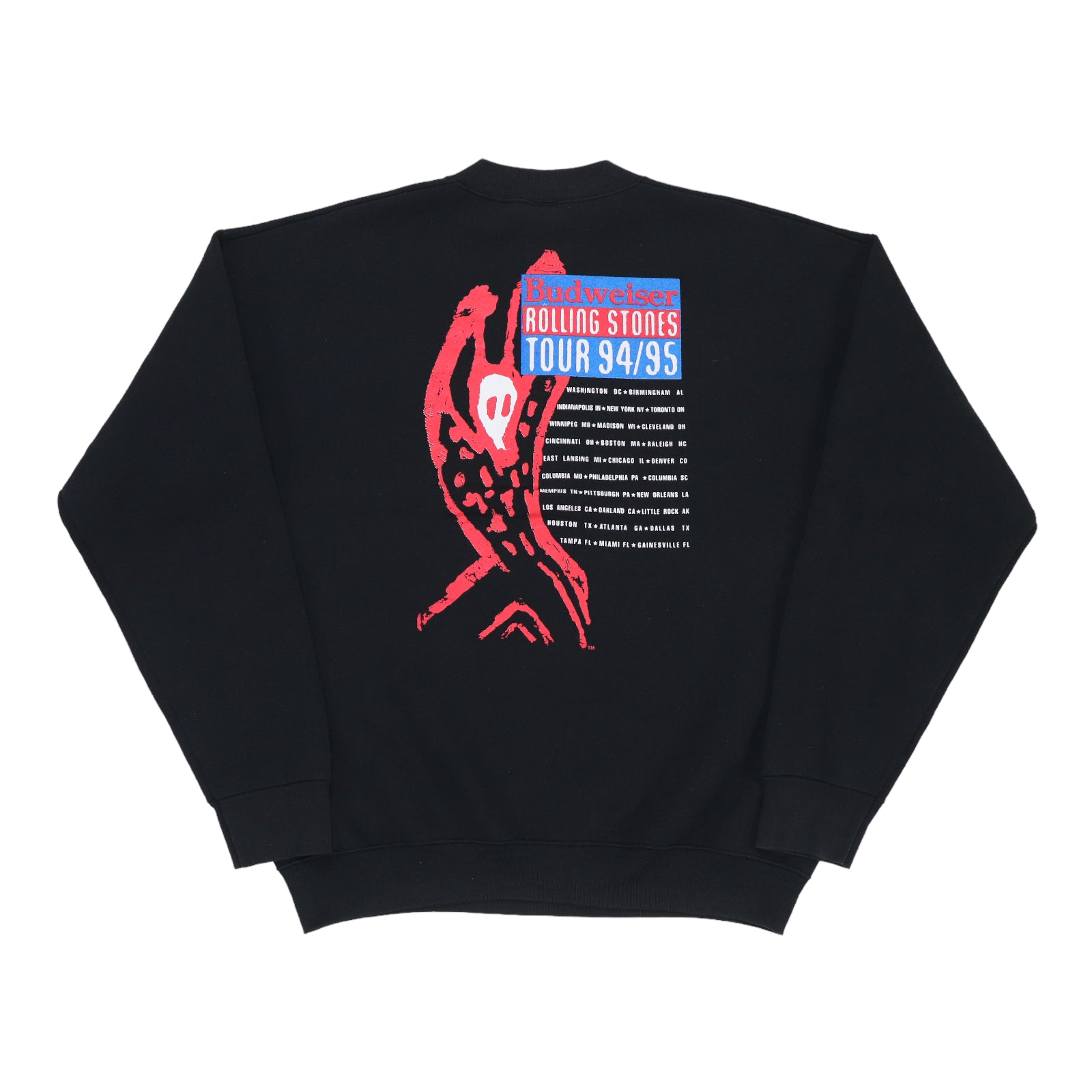1994 Rolling Stones Voodoo Lounge Sweatshirt WyCo Vintage