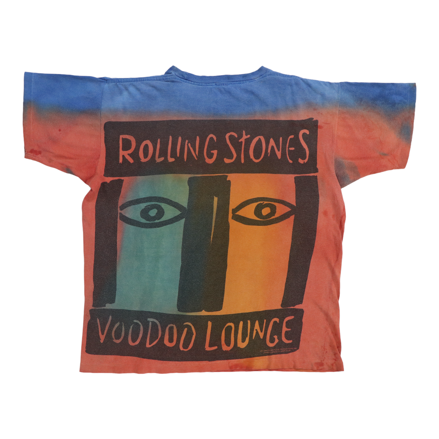 Original vintage 1994 Rolling Stones Voodoo Lounge Tour Tie